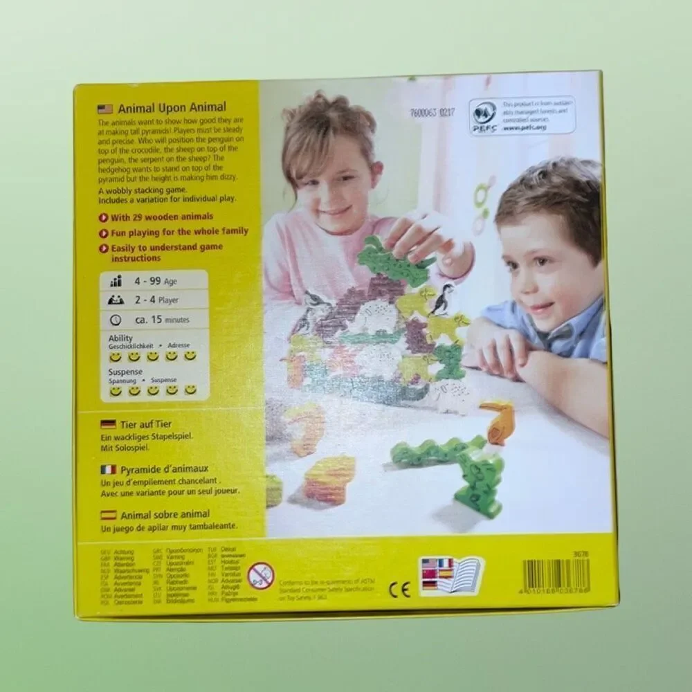 Haba animal upon animal - Stacking Family Board Game
